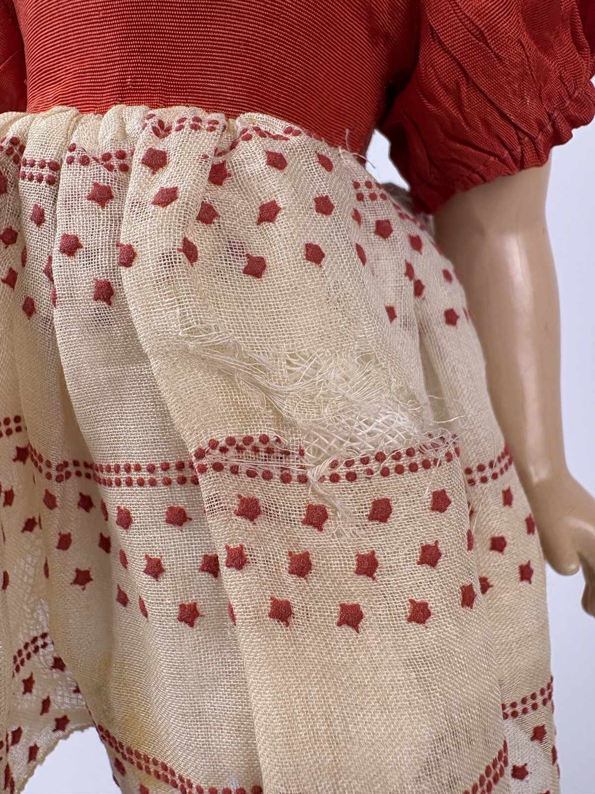 Gorgeous Composition 14 Inch Original Sonja Henie Doll In Tagged Dress!