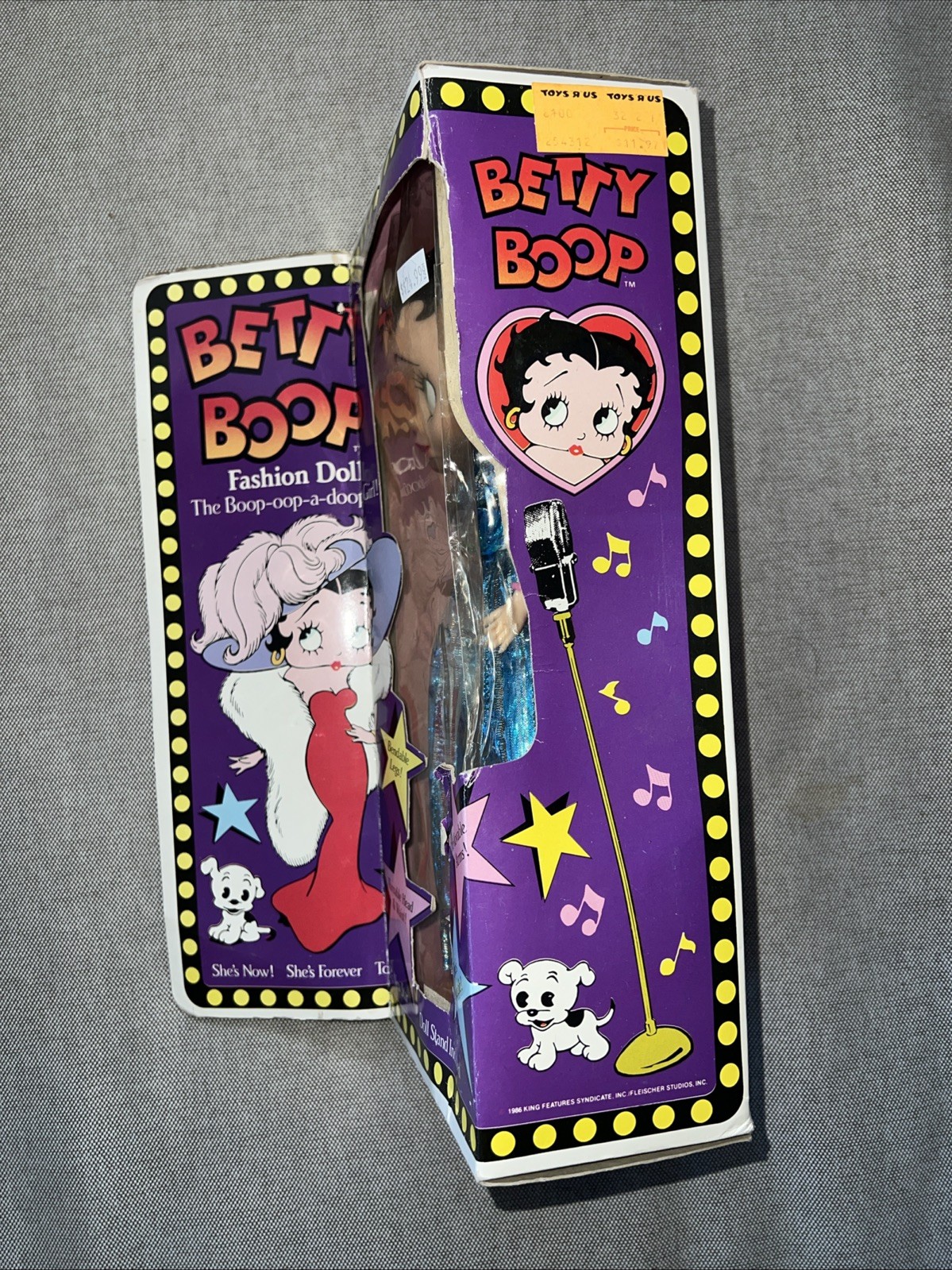 NEW BETTY BOOP FASHION DOLL 12″‘ 1986 KING FEATURES SYNDICATE MARTY TOY VINTAGE