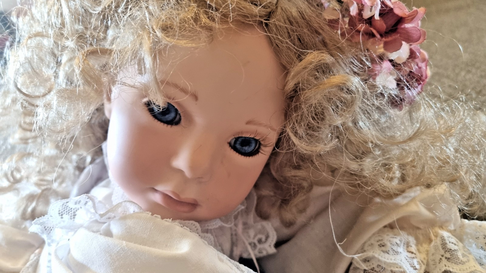 Dressed Amy by Donna RuBert Doll Artworks Child Series Lying Pose 70cm c1990’s
