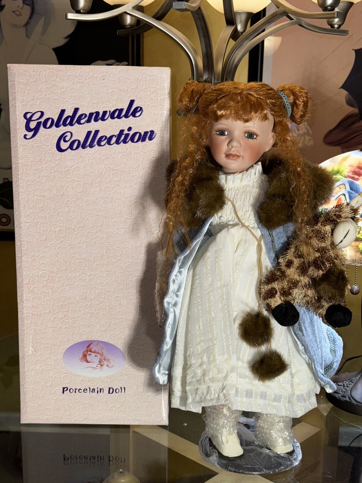 Goldenvale Collection Porcelain Doll 25” Rare Life Like,STUNNING HIGH END,EMILY