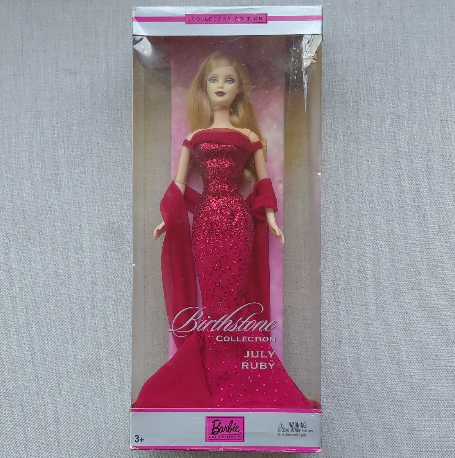 Barbie Birthstone Collection July Ruby Collector Edition 12 in Doll (Unopened)