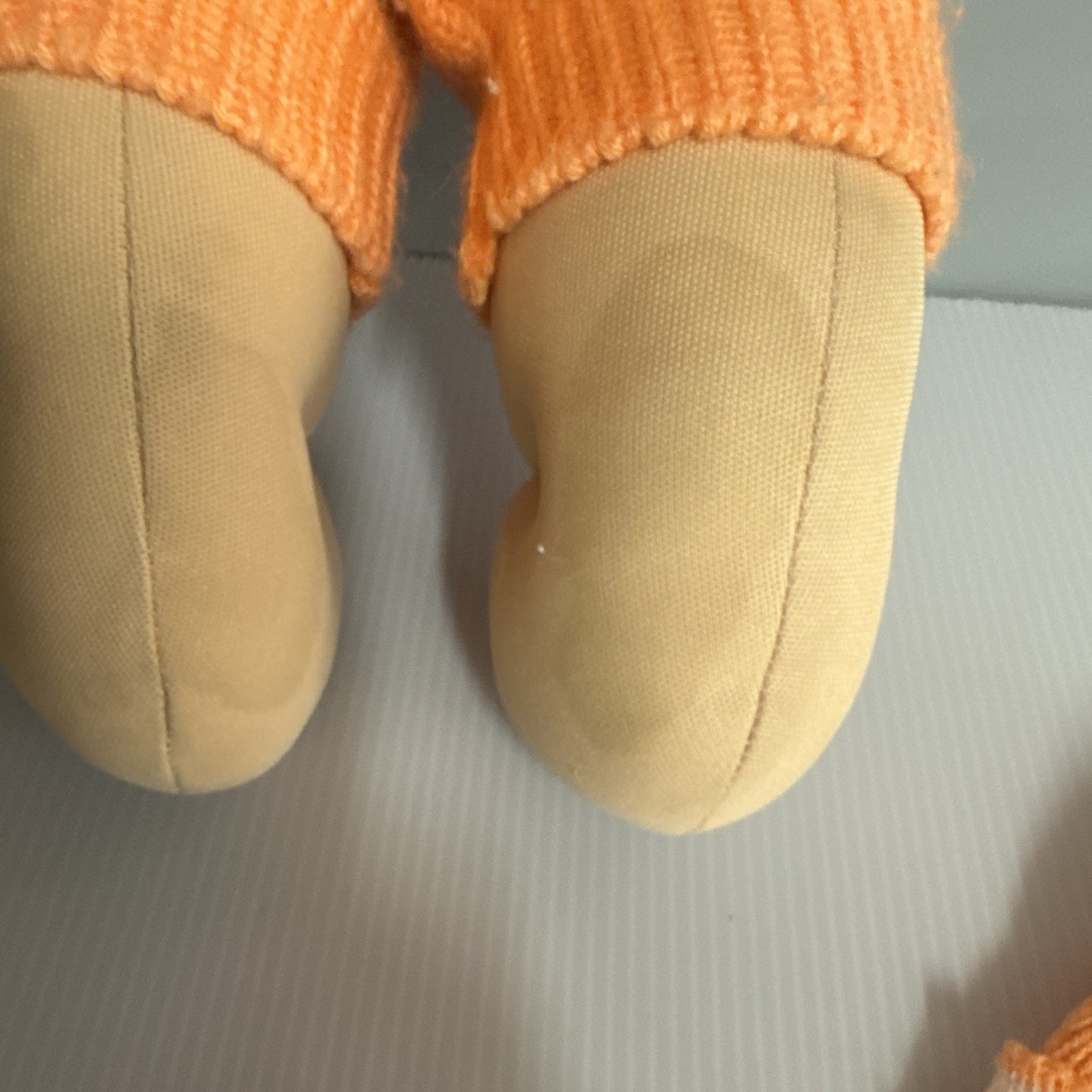 Cabbage patch doll Orange Knit Outfit & Hat Set