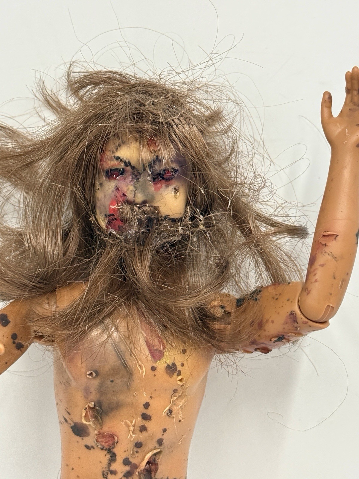 OOAK Custom ‘28 Years Later’ Nude ALPHA Zombie 12″ Articulated Graphic