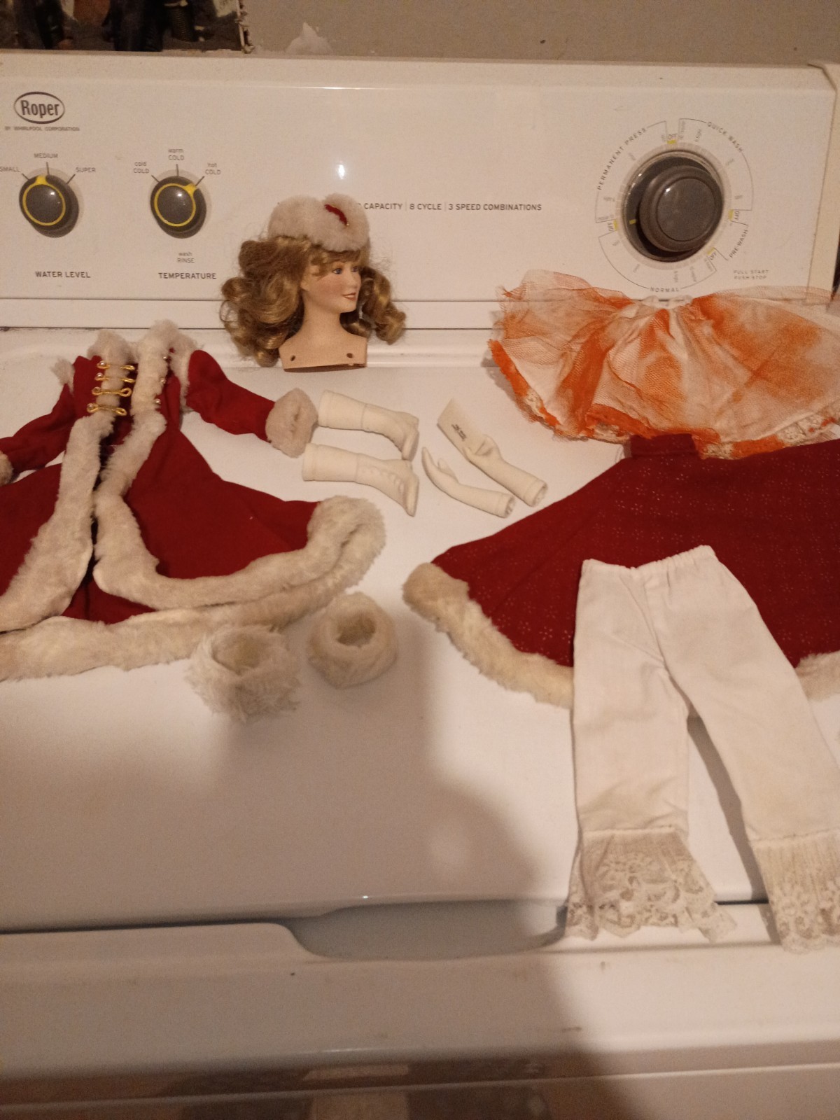 Letters To Santa Porcelain Doll Parts And Outfit