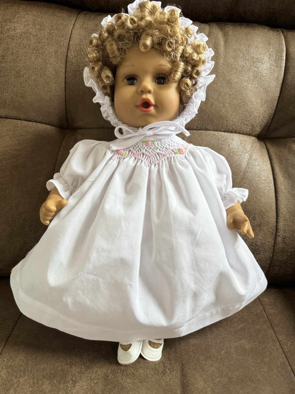 Curly Top Baby Doll With Several Outfits