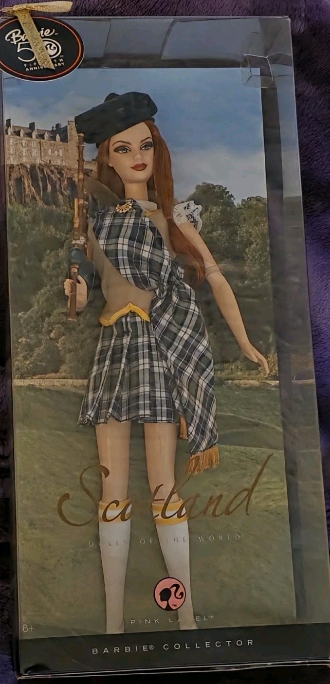 08′ 50th Anniversary~Barbie Dolls Of the World~ Scotland~N4973