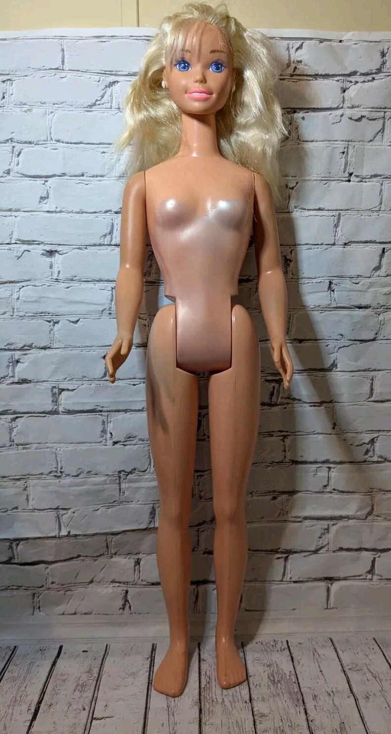 Vintage Mattel My Size Blonde Barbie Doll 1992 Collectible Toy Play
