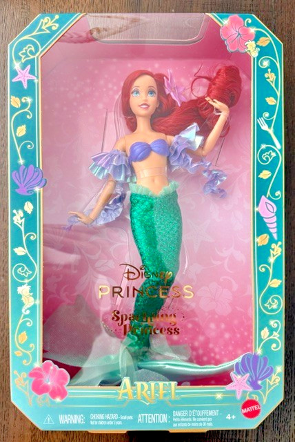 Mattel Disney Princess Sparkling Princess Ariel Doll The Little Mermaid New