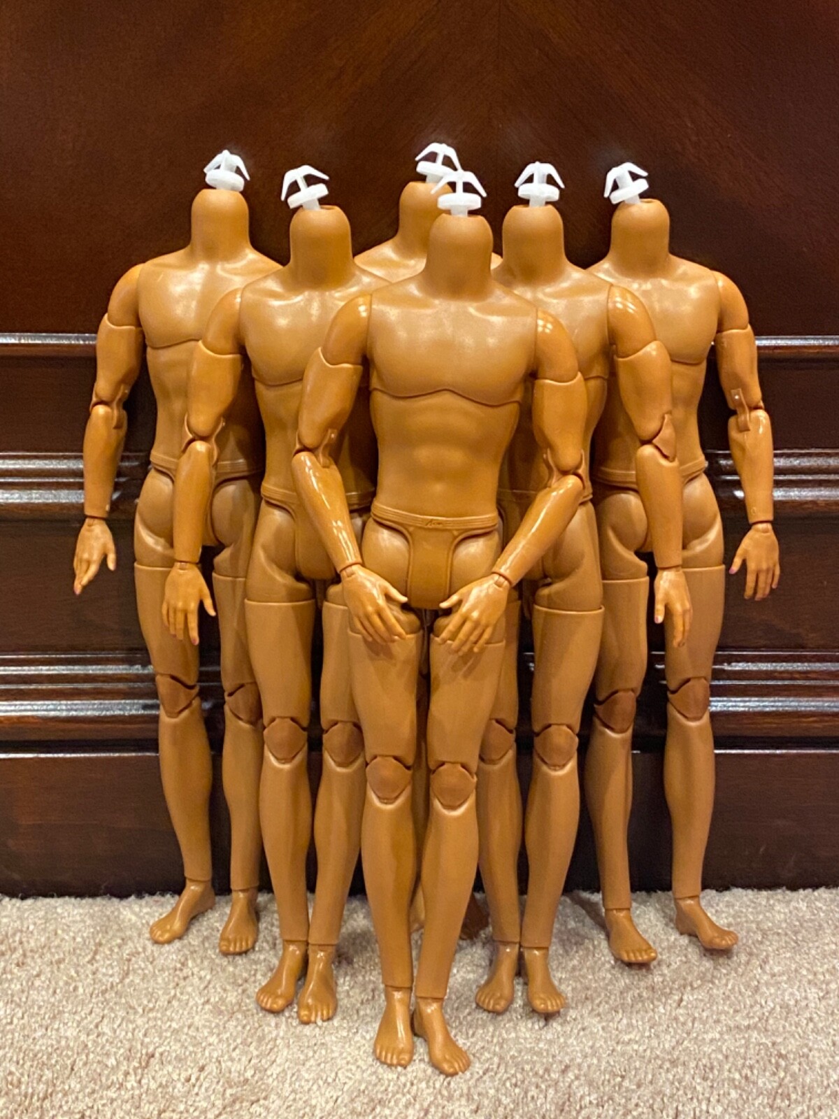 NEW_Body_Barbie doll Ken Made to Move BMR1959 Green Hair light AA Articulated