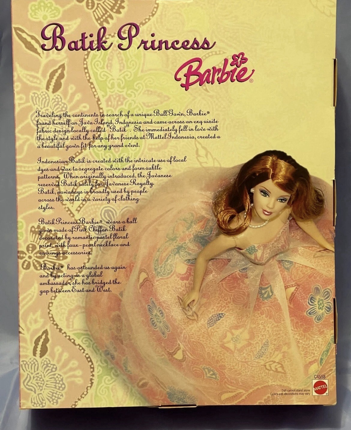 Barbie Special Edition Batik Princess C4558 Mattel 2003 Barbiecore