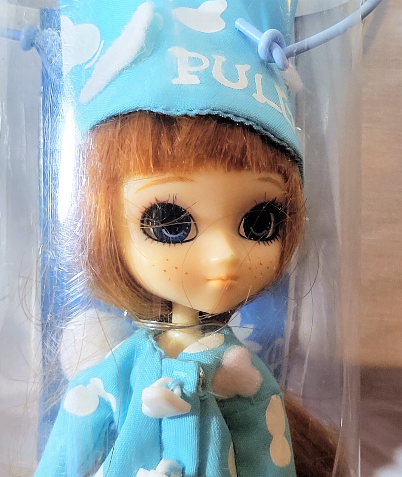 Jun Planning Little Pullip Doll Sleepy Time Riletto Red Hair Blue Eyes Pajamas