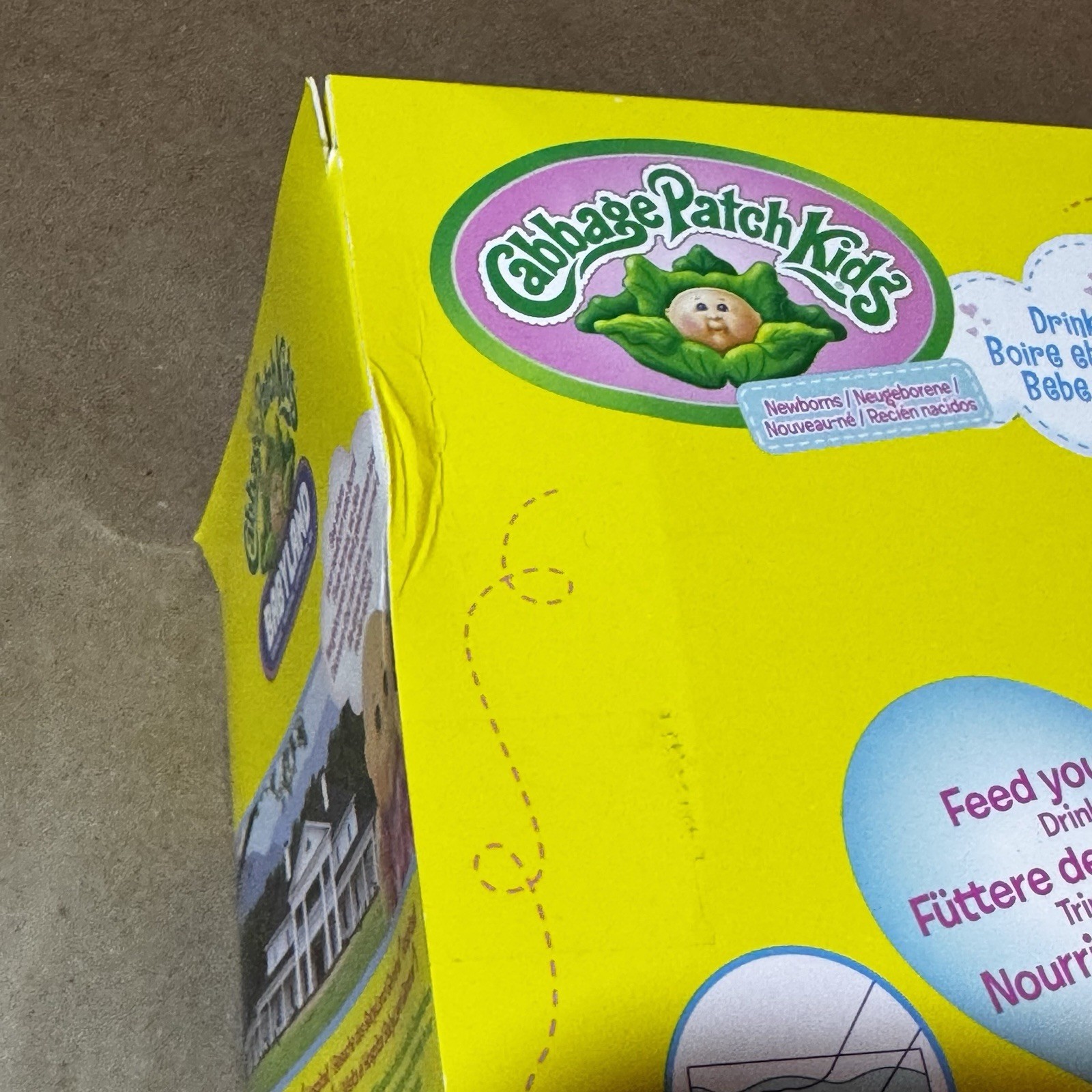 Cabbage Patch Kids Newborns Drink’N Wet Girl Morgan Jo July 25th Pink Flowers