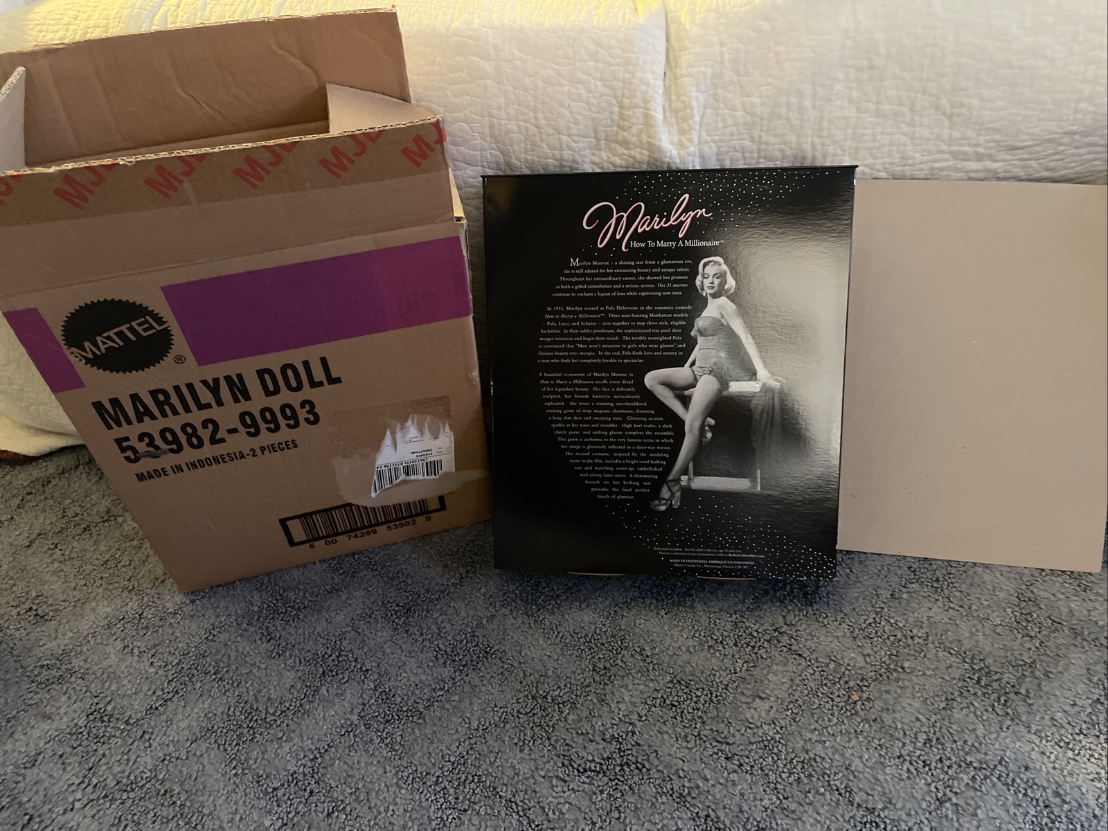 196 Inv 2:2 Torn Shipper 2001 MARILYN MONROE “HOW TO MARRY A MILLIONAIRE”