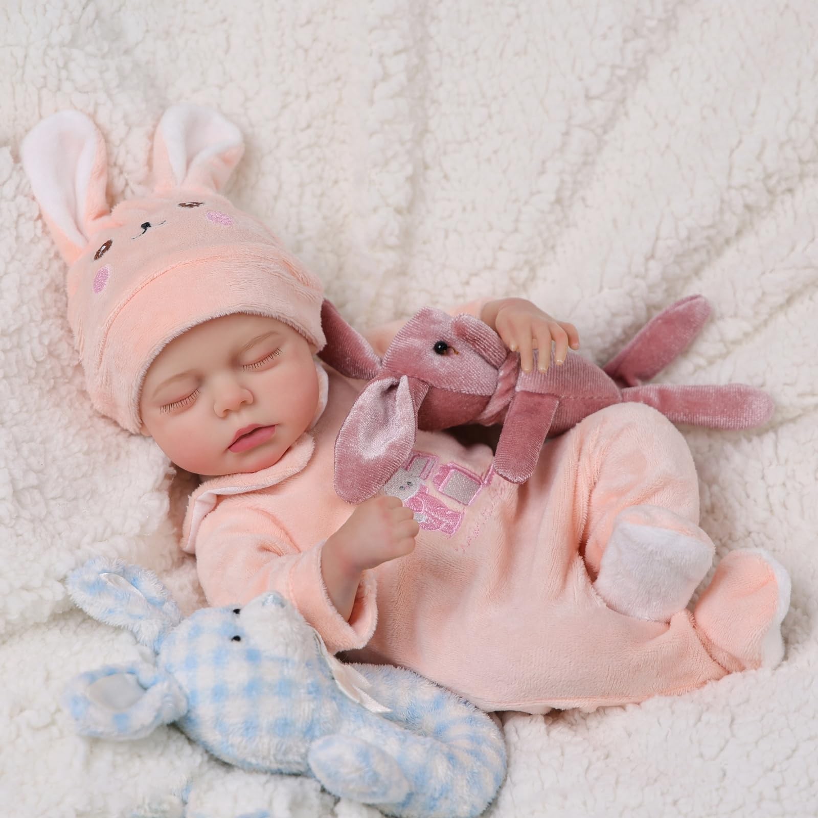BABESIDE 12 Inch Lifelike Reborn Baby Dolls Silicone Full Body, Realistic Bab…