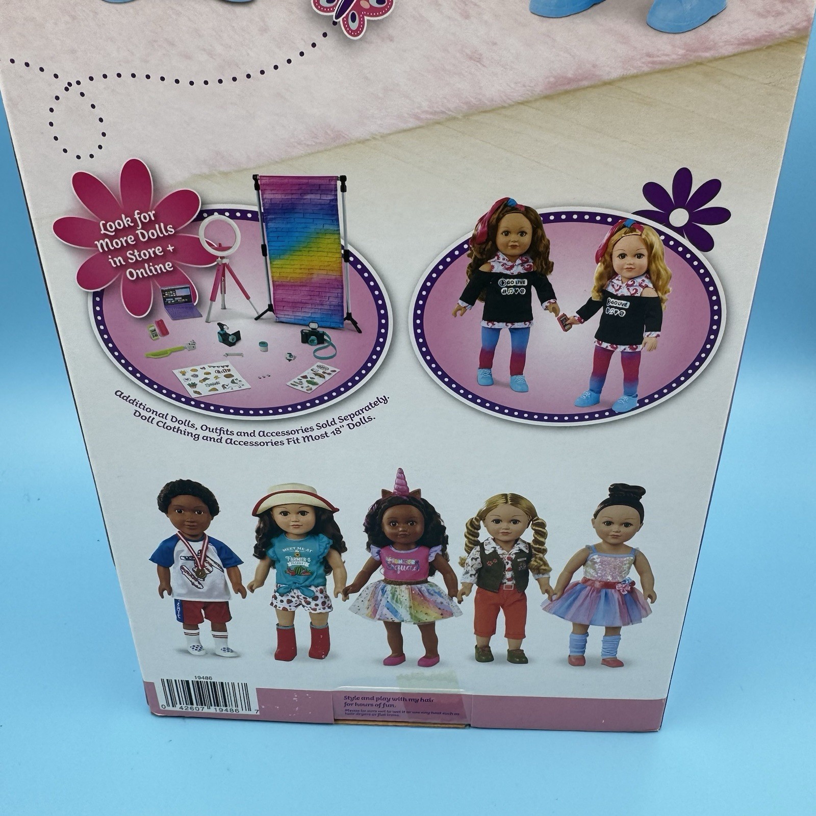 My Life As Poseable Content Creator Vlogger 18″ Doll, Dark Brunette Hair NEW ?