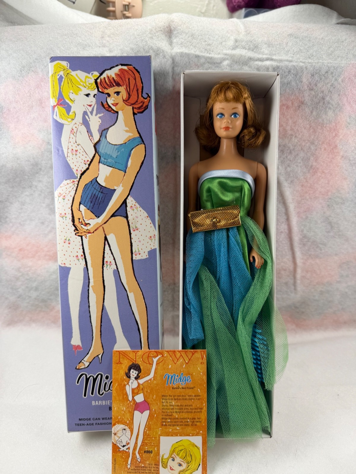 1993 Reproduction of 1959 Midge doll Has Box