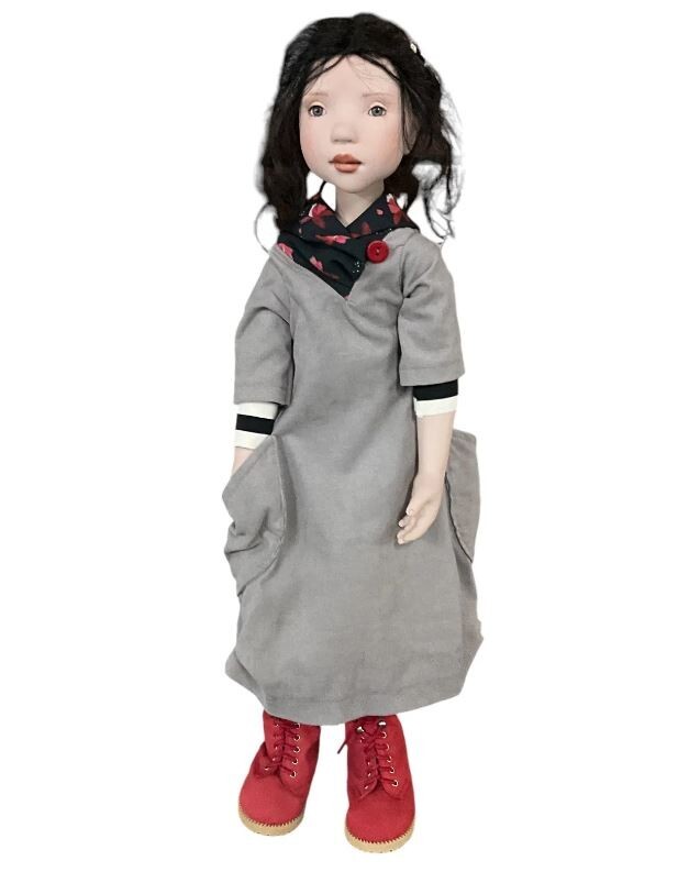 Zwergnase Art Doll 2021 Allannah 4, 70cm, LE of 25 by Nicole Marschollek-Menzner