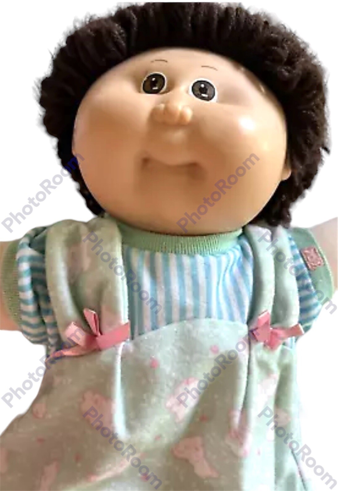 *Cabbage Patch Kid Brown Curly Hair 13″ Boy 1978/1982 Brown Eyes*