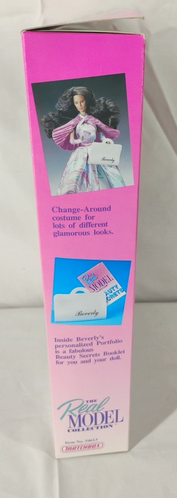 NEW Real Model Collection Beverly Johnson Doll 1989 Matchbox 54613 Damaged Box