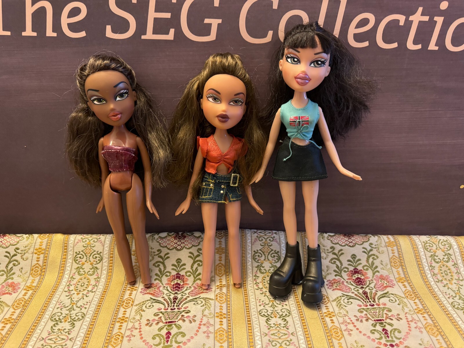 Bratz Flaunt It Jade Sasha Yasmin Xpress It Doll 2001 LOT of 3 Vintage