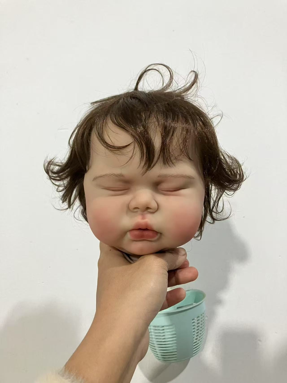 24″ Already Painted Reborn Doll Kit Hand-Rooted Hair Unassembled Pickle Girl Toy