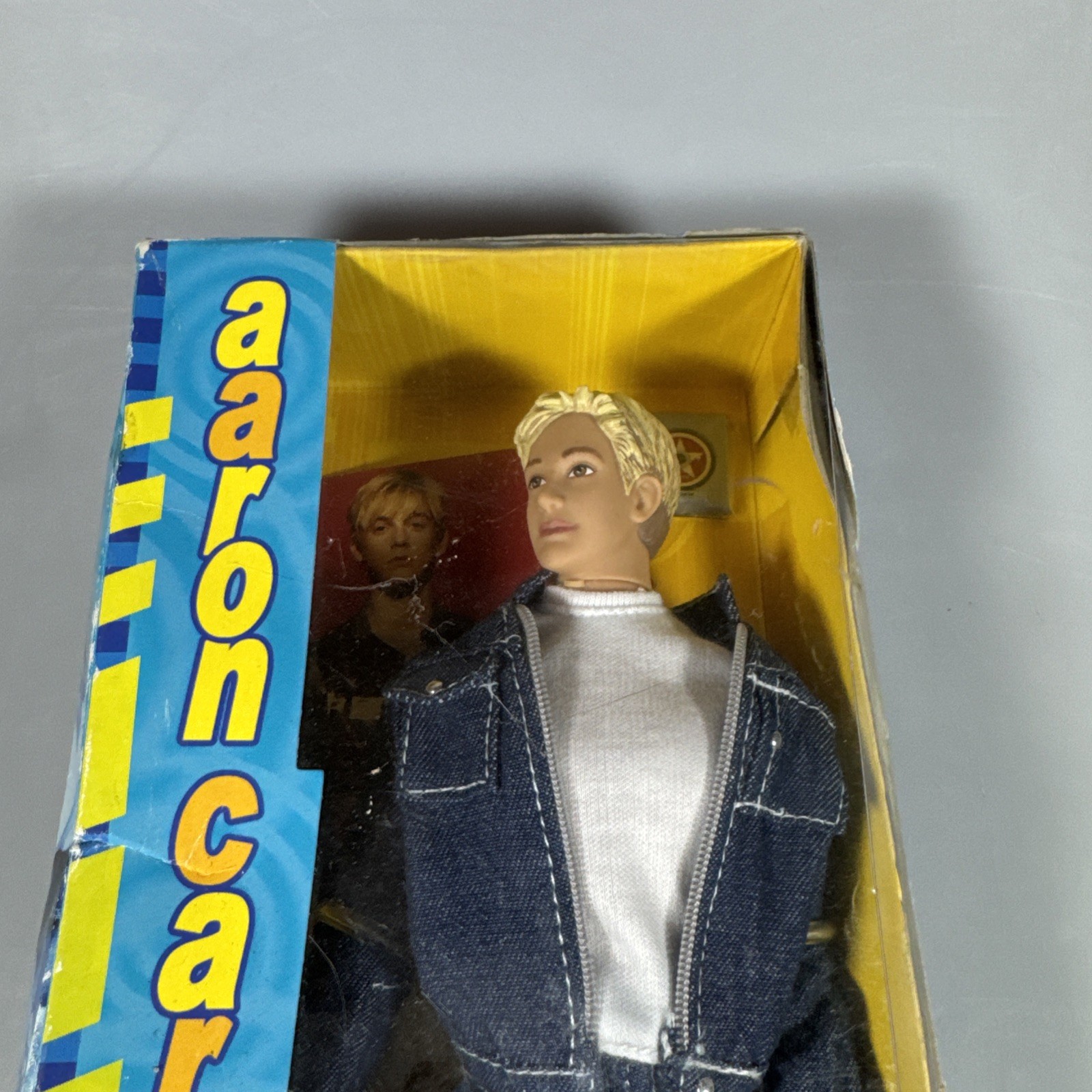 Vintage 2001 Aaron Carter Awesome Aaron”12 Action Figure Doll-Play Along Toy NIB