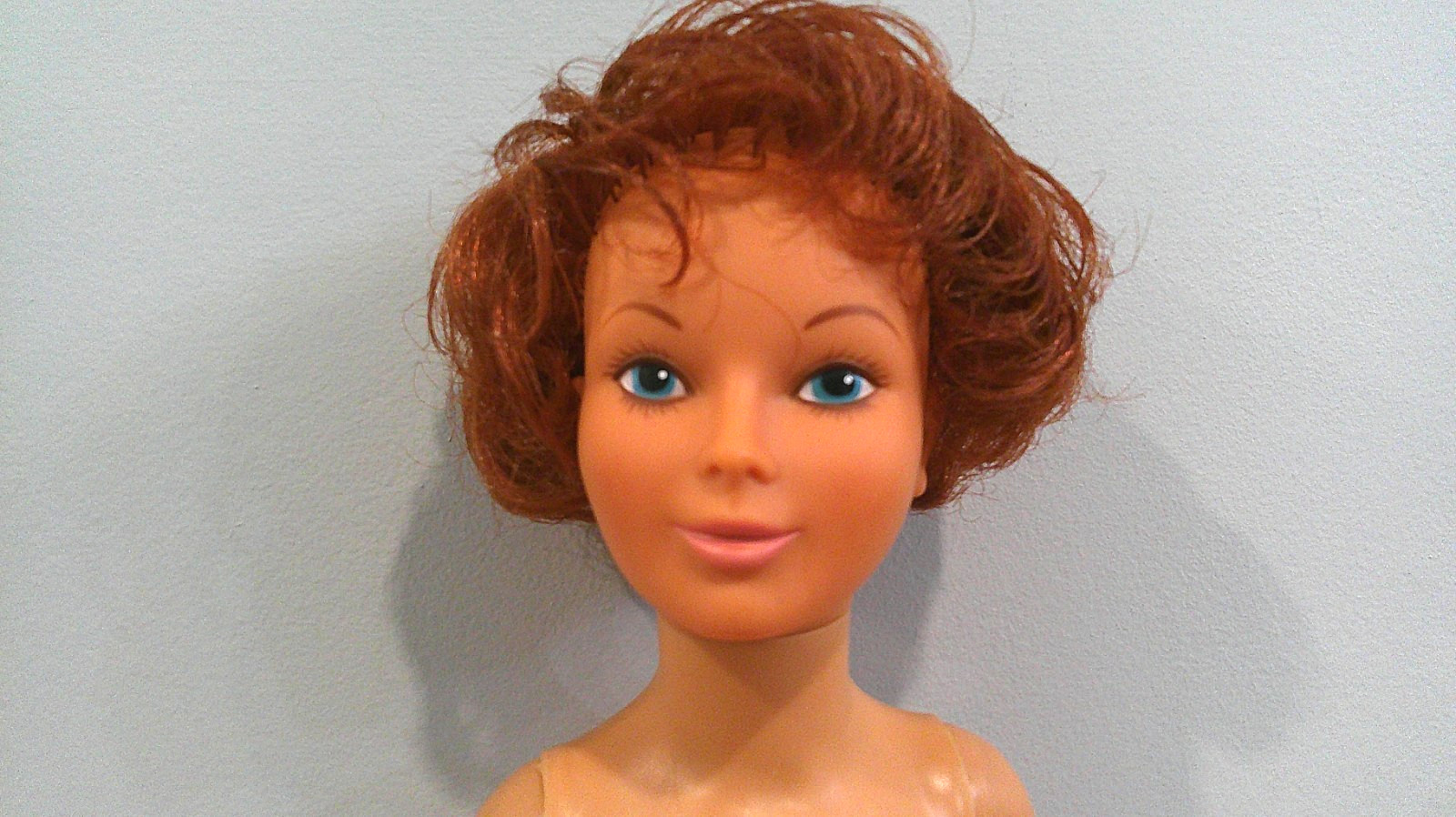 Beautiful Vintage Vinyl & Plastic Dressed Doll by Ideal Toy, 1977, Hong Kong