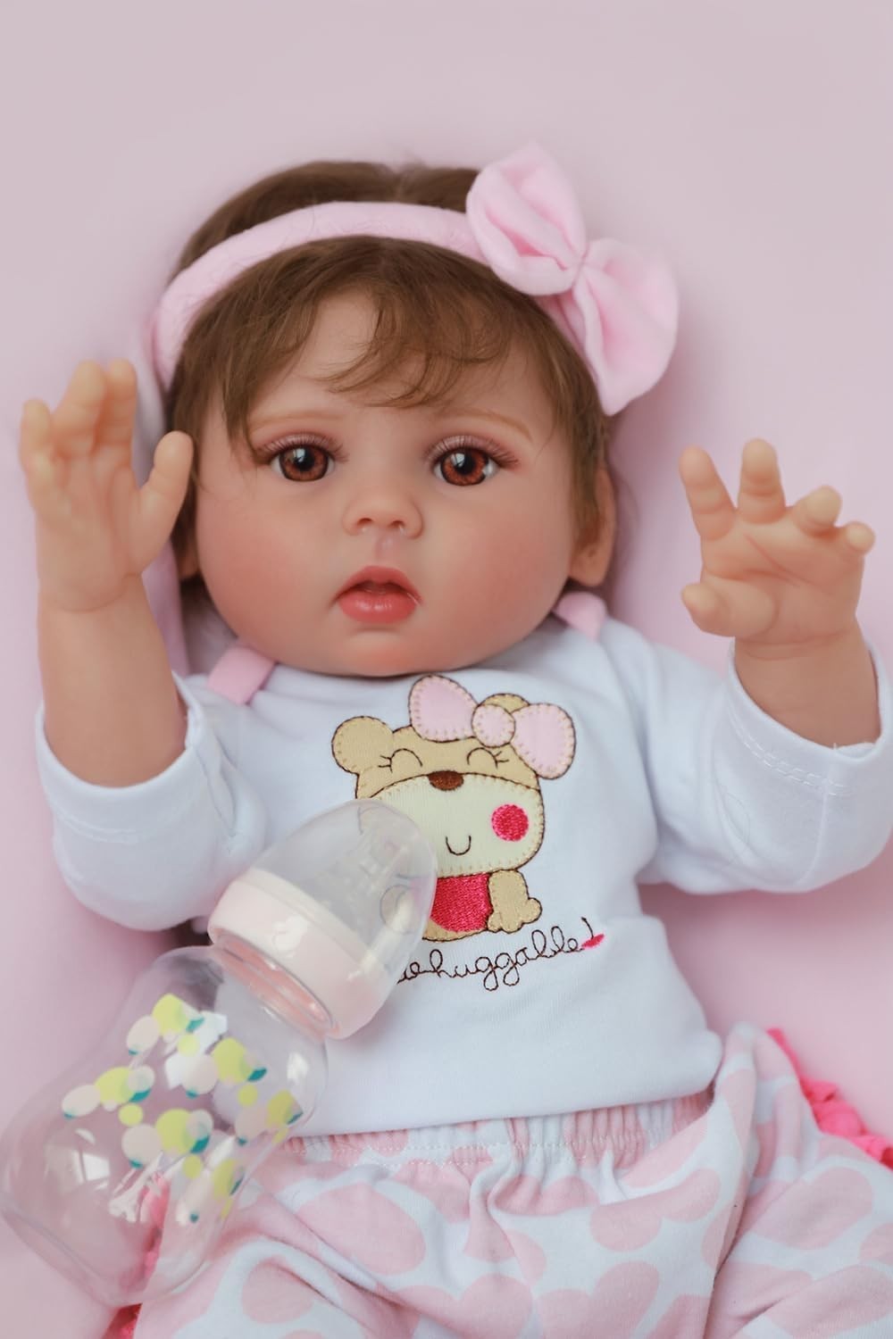 Anatomically Correct 18″ Reborn Baby Doll with Accessories for Imaginative Play