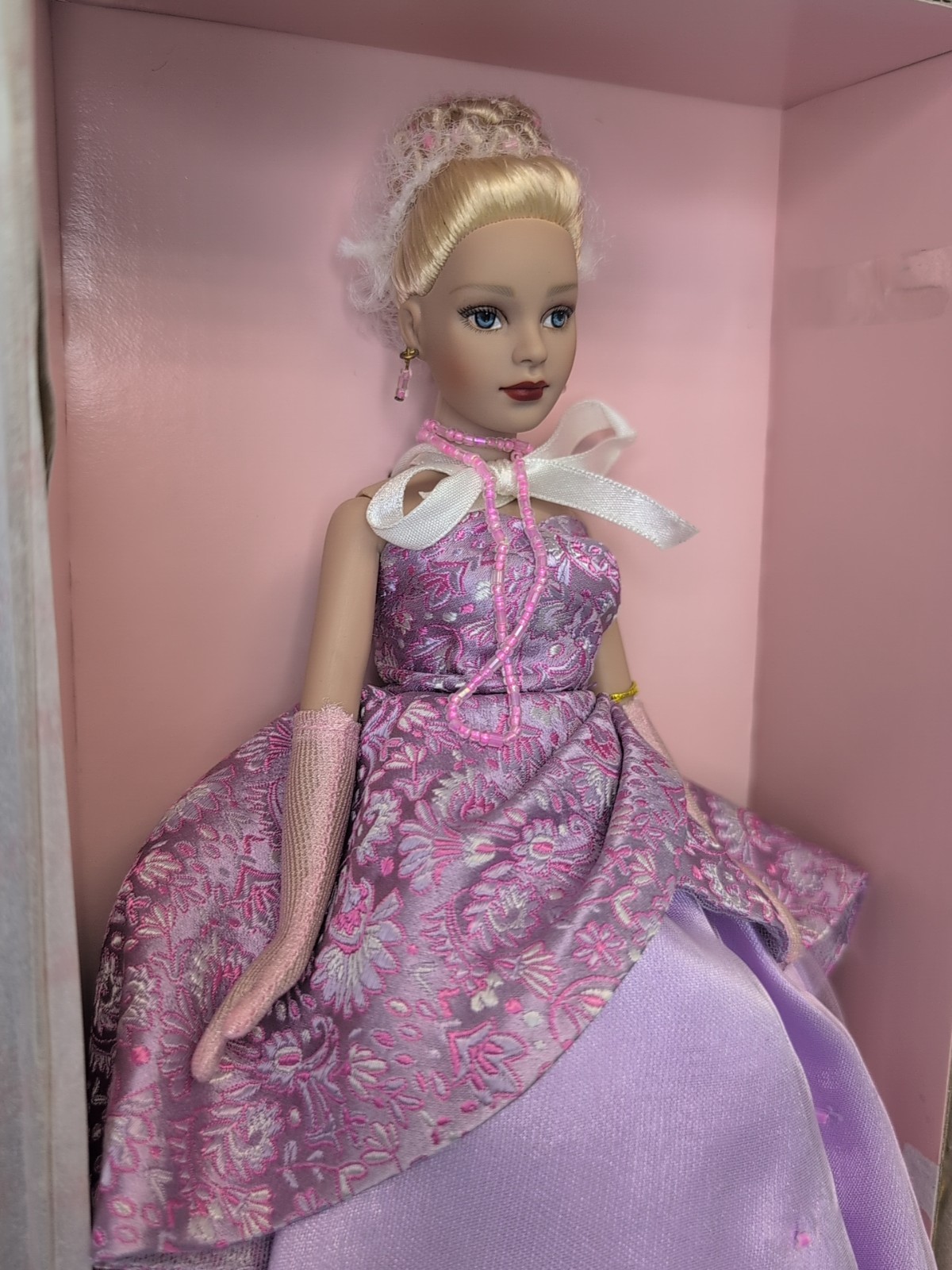 10” Tonner Tiny Kitty Collier Doll “Evening Gala” Blonde Purple Gown NRFB U2
