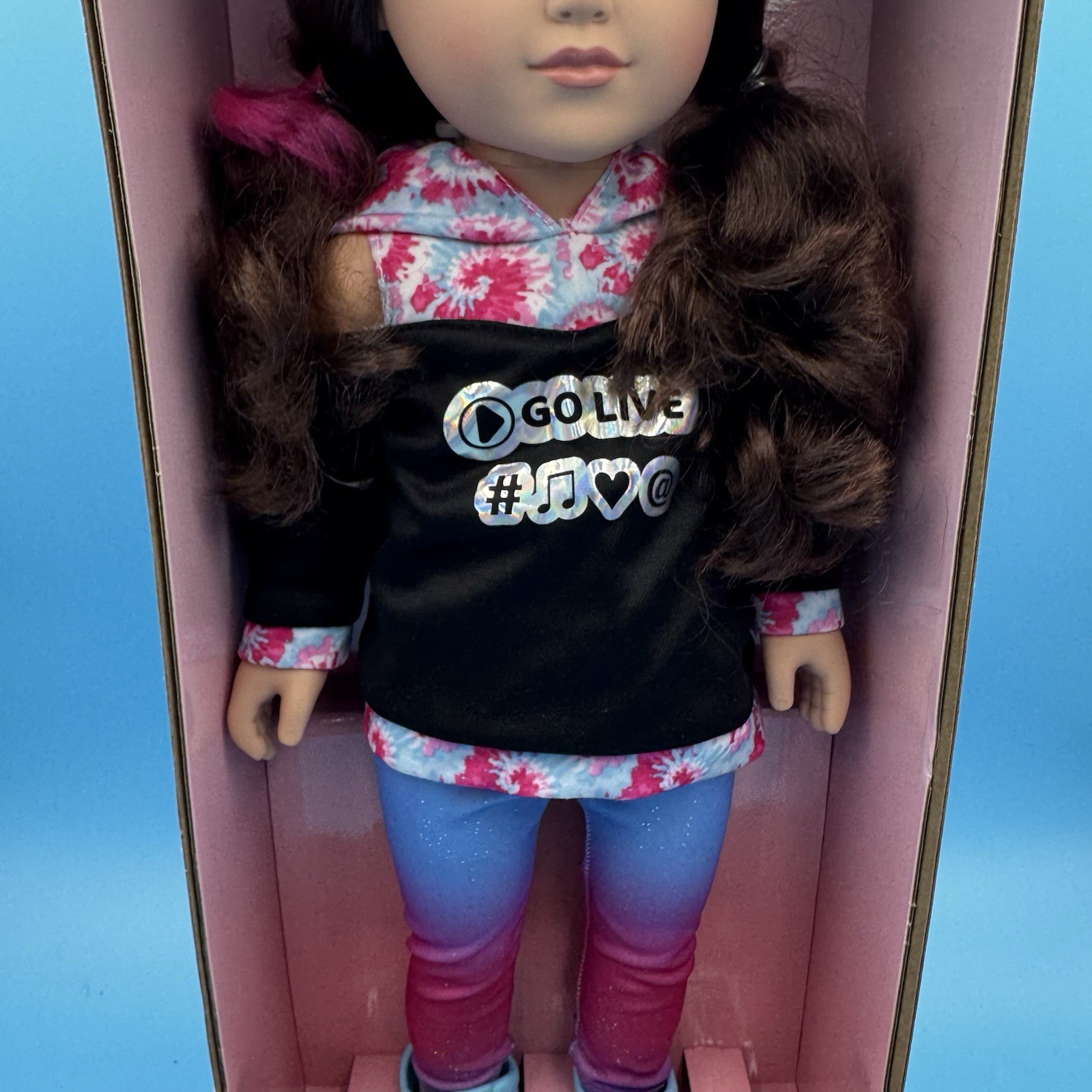 My Life As Poseable Content Creator Vlogger 18″ Doll, Dark Brunette Hair NEW ?