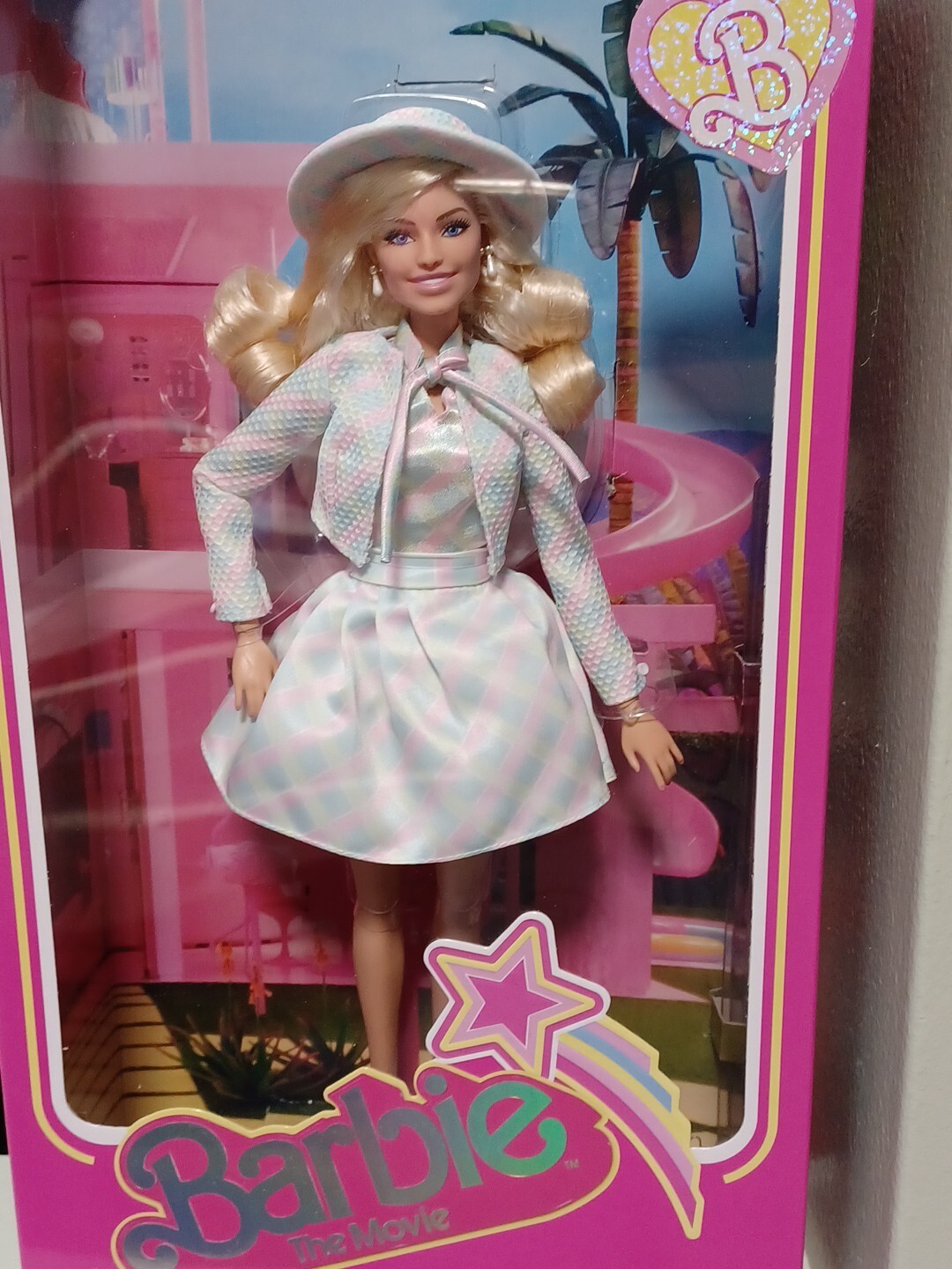 Barbie: The Movie Collectible Doll Blue – Plaid Matching Set (HRF26)