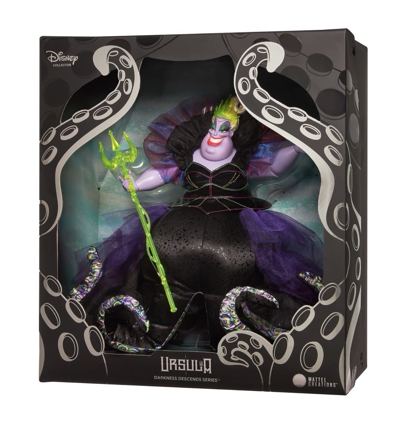 Mattel Creations Darkness Descends Ursula Doll Disney Villains Collector NIB
