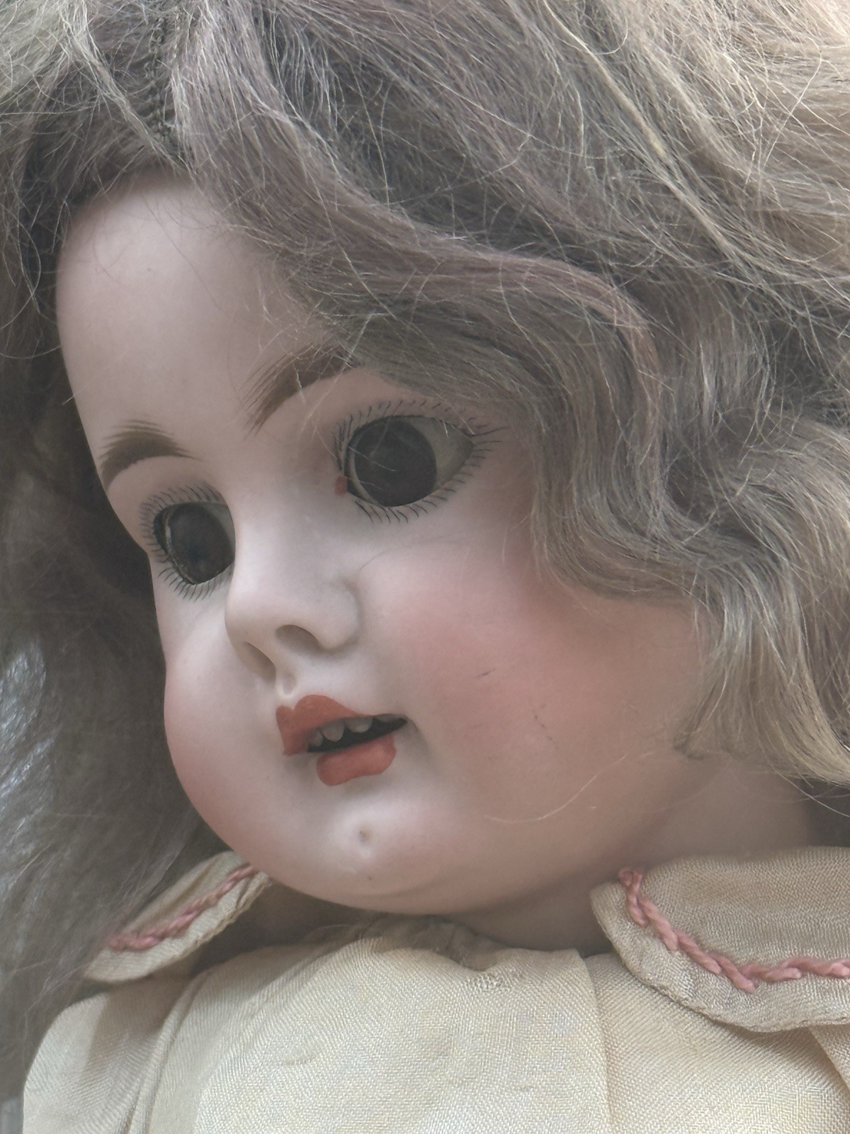 Bähr & Pröschild 204 Bisque Socket Head Character Doll, 15 ” EUC