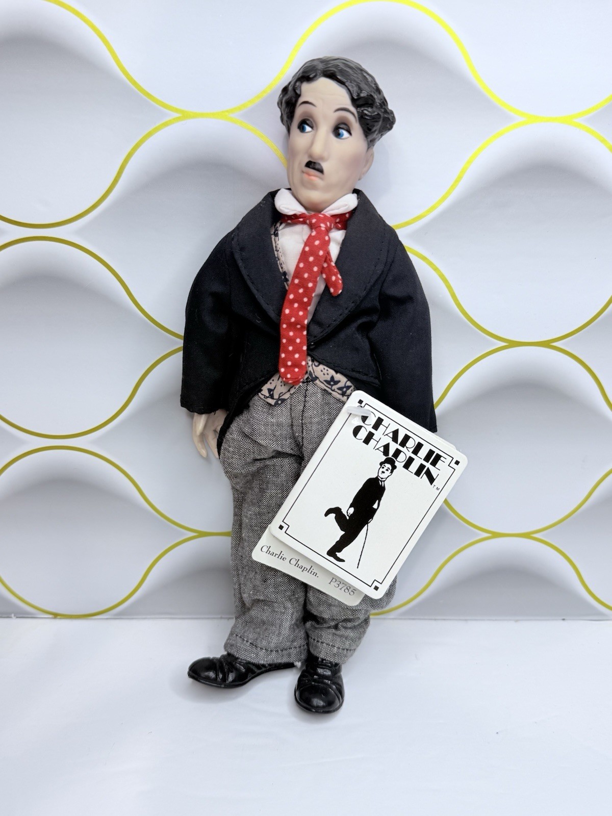 Vintage 9″ Charlie Chaplin Doll Figure Hamilton Gifts P3785 Fast Free Shipping