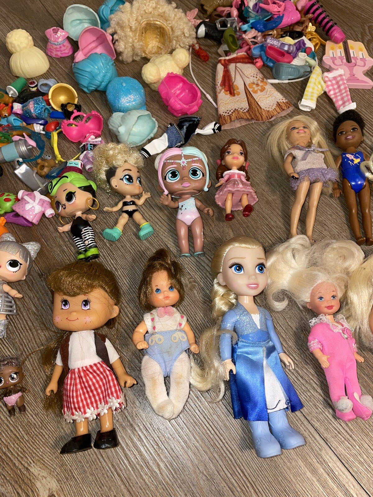 Random Doll Lot + Accessories, Clothes & More