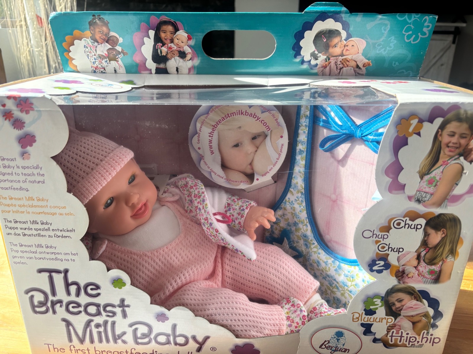 Berjuan Breast-Feeding Baby Doll-Made in Spain- Extremely RARE-See Description