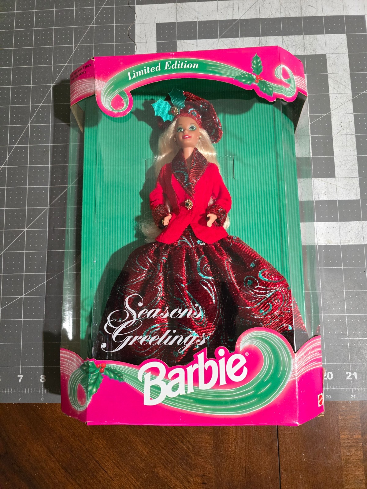Mattel Barbie Season’s Greetings Limited Edition Barbie Doll 1994