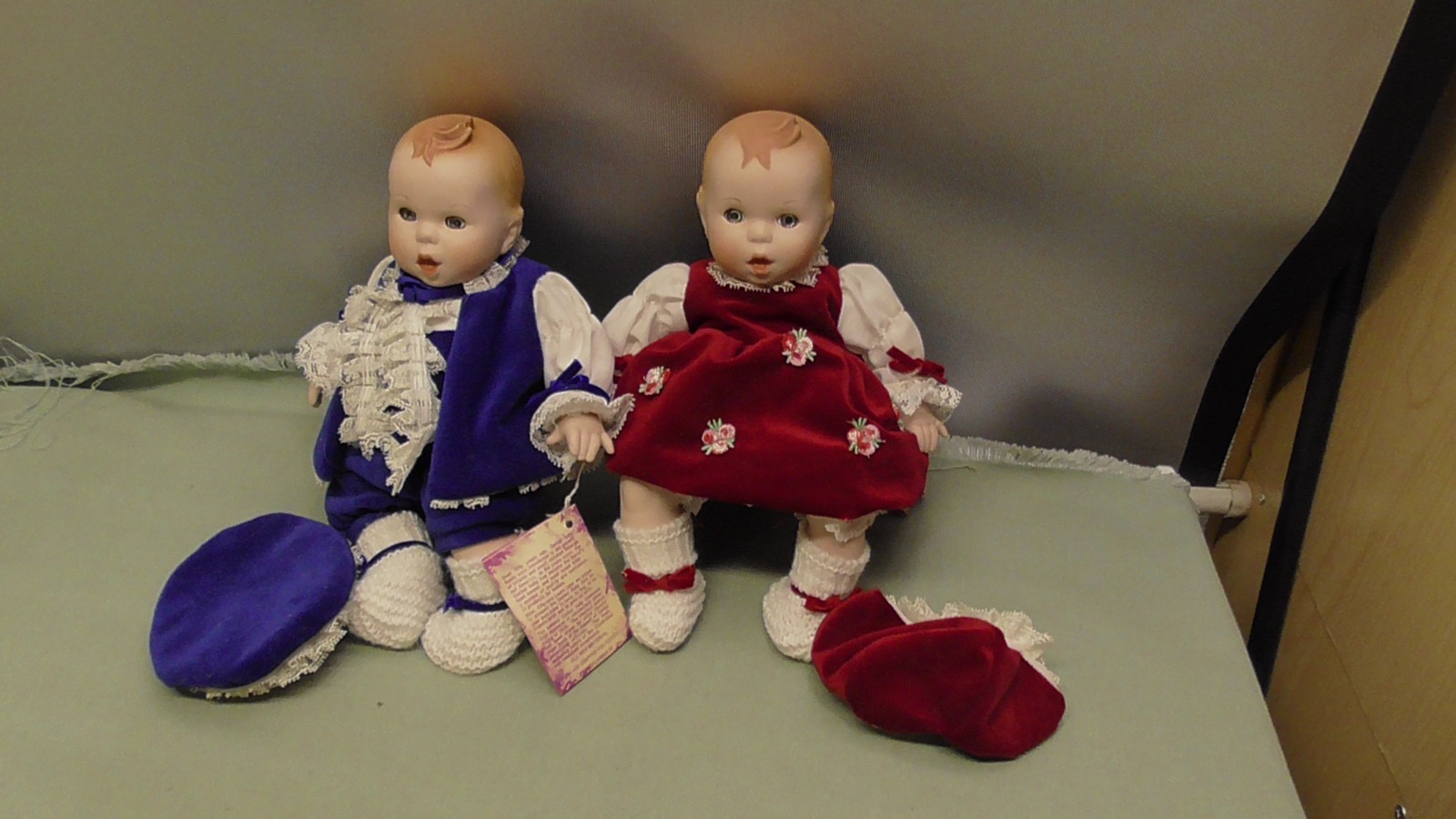 PORCELAIN Gerber Baby Dolls Atlanta Novelty twins