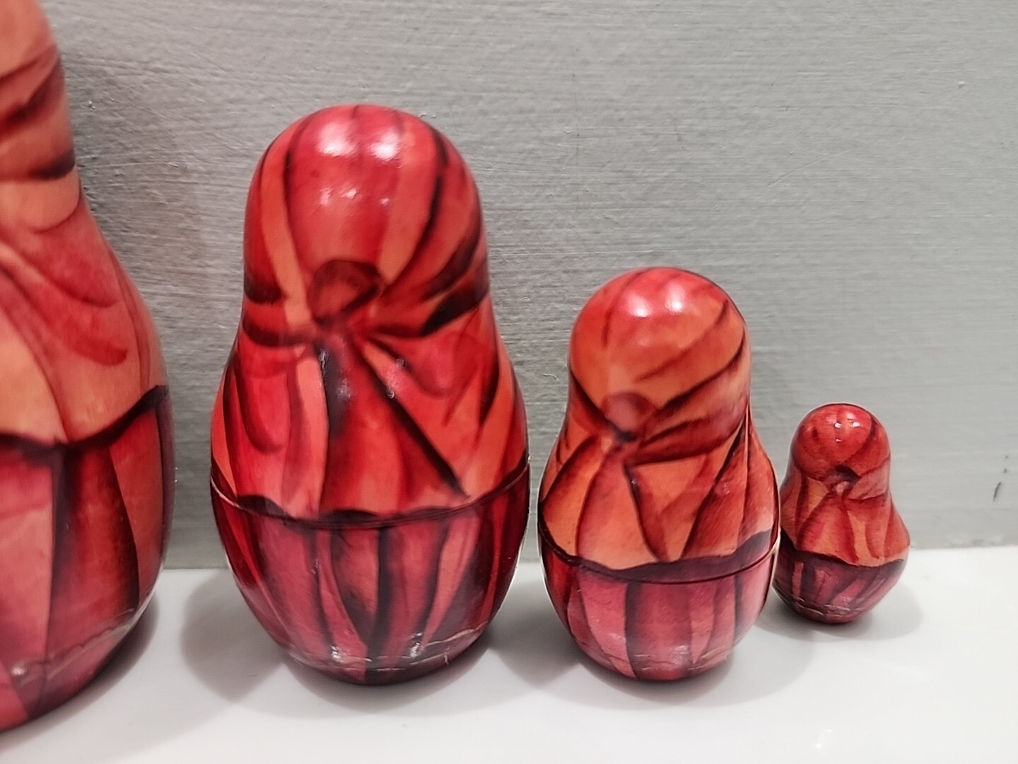 Matryoshka Nesting Dolls ~ Maiden ~ 7 Pc ~ Russian ~ Holiday Christmas ~ Signed