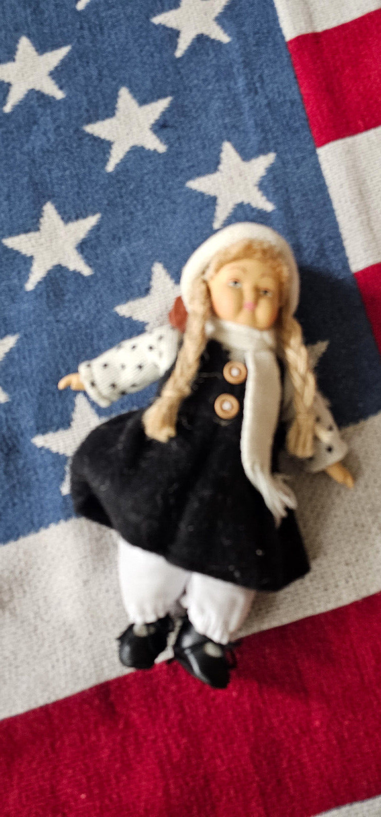Norwegian Rare Vintage Doll Ski Decor Sweater USED