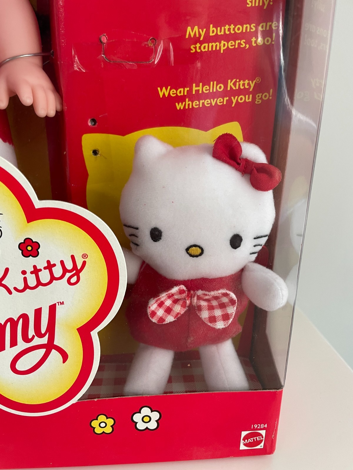 1998 MATTEL HELLO KITTY KIMMY 13” DOLL NIB