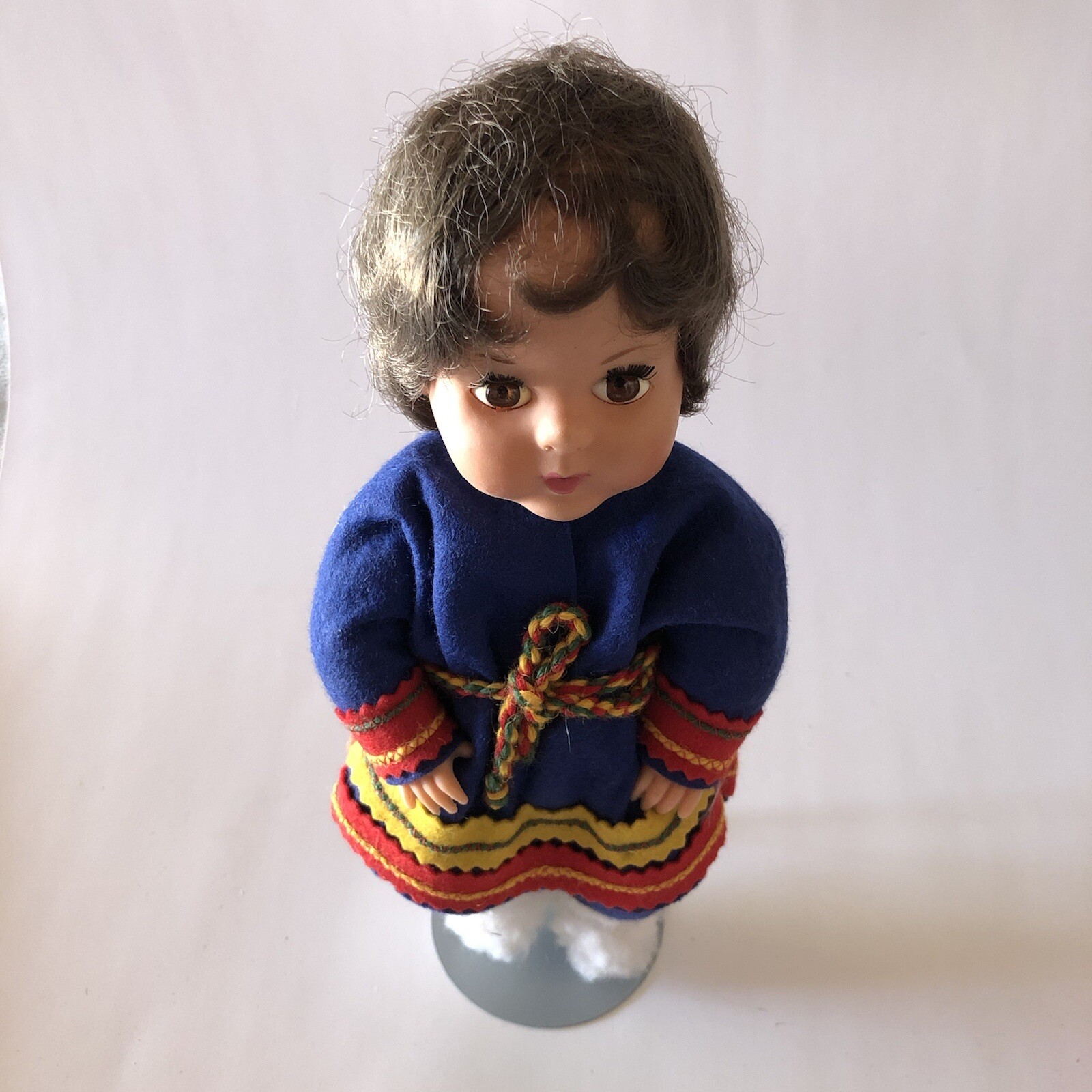 Scandinavian Dollytex Doll Vintage Collectible Finland Traditional Costume Vihti