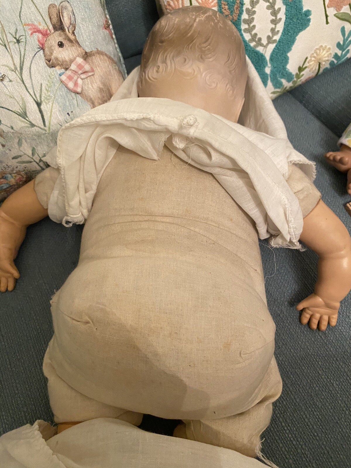 Ideal Hard Plastic Doll “Talking Tot” 22” Baby Doll 1950 Shilling Co HTF