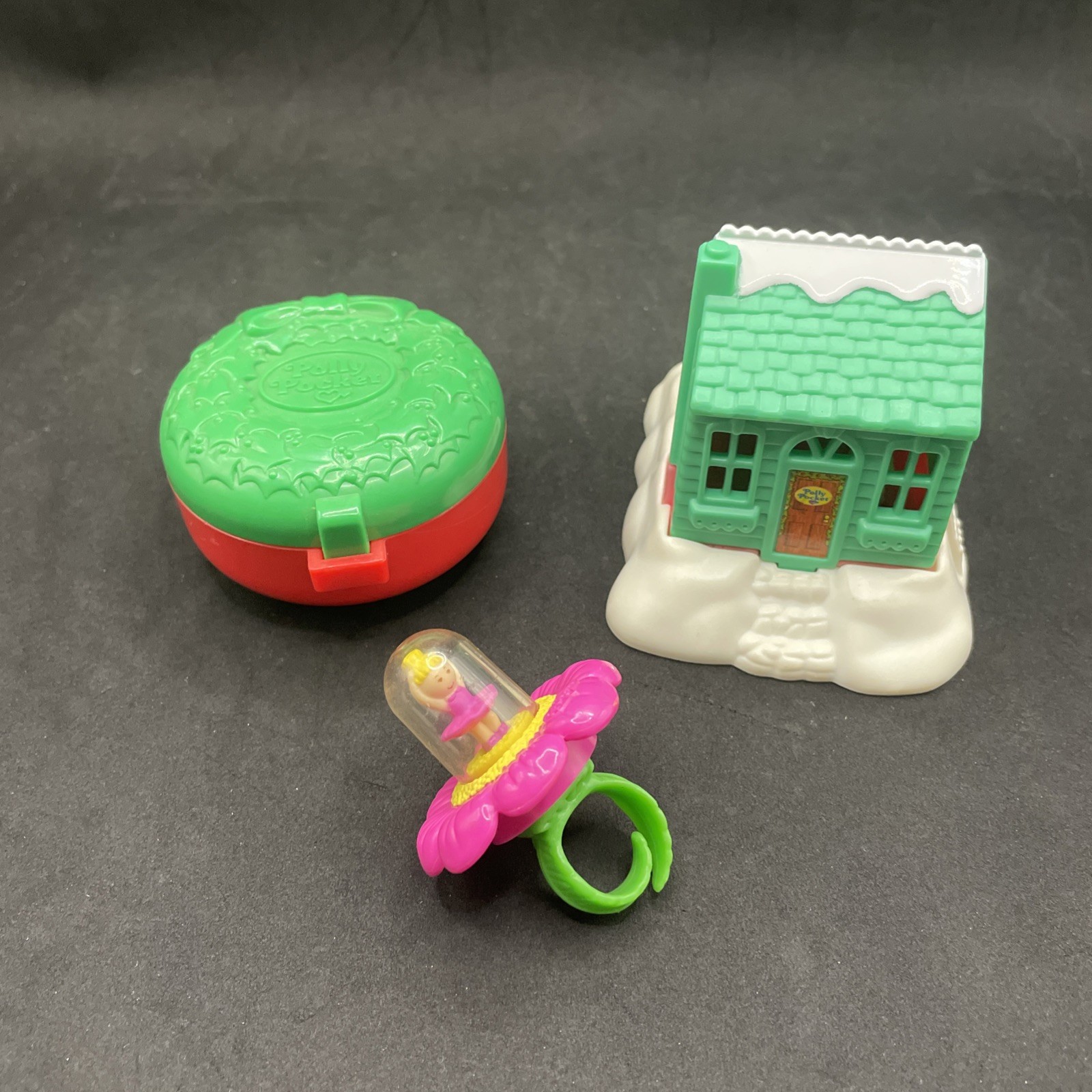 Vintage 1995 Bluebird Polly Pocket McDonalds Lot Of 3 Toys (PP7)