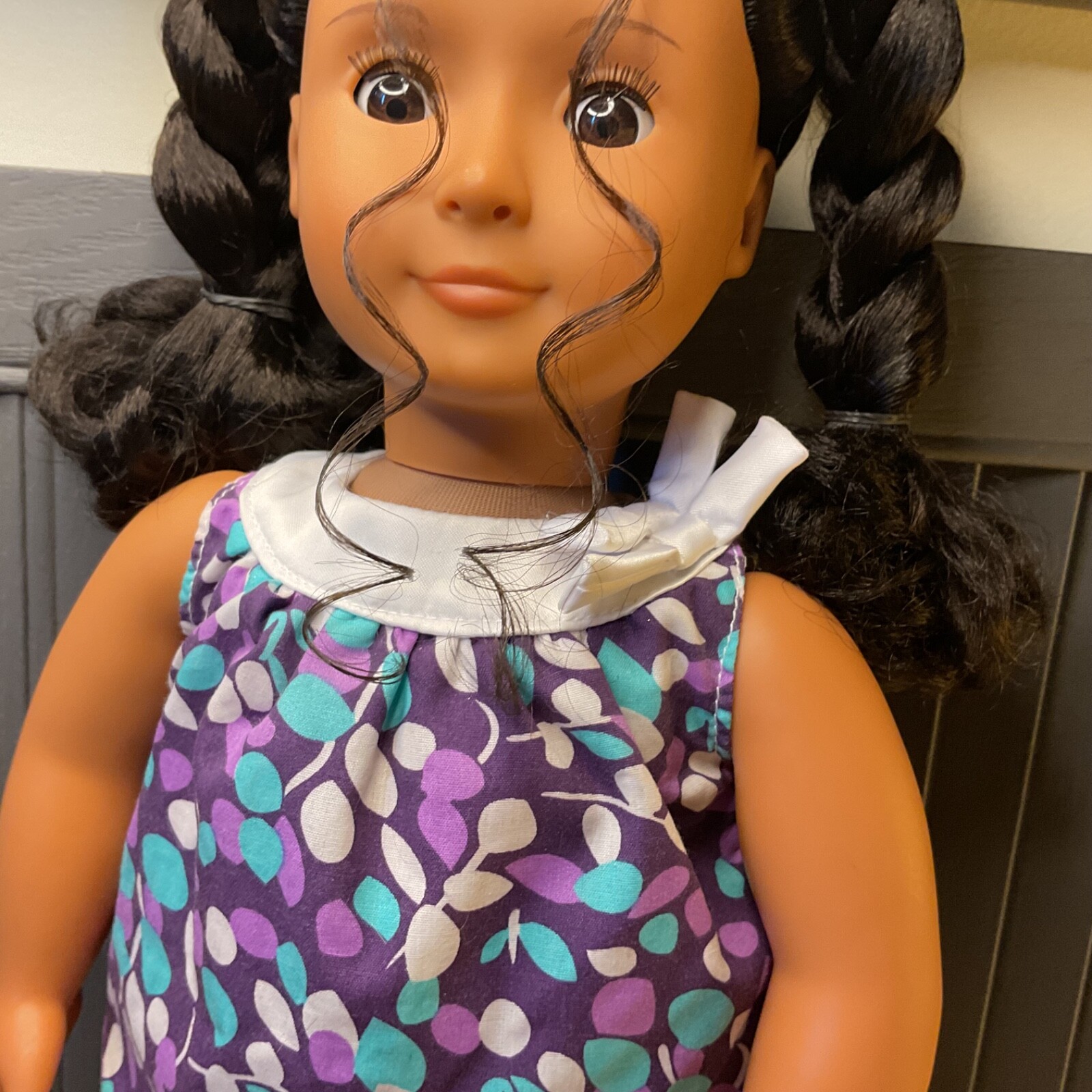 Battat Our Generation Doll, Dark Brown Hair, Two Braids ,Brown Eyes