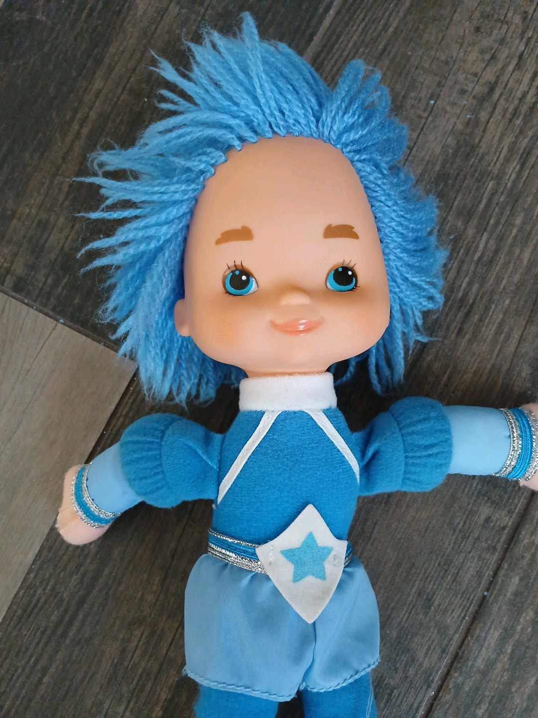 Rainbow Brite Buddy Blue 11″ Vintage Doll Hallmark Collectable