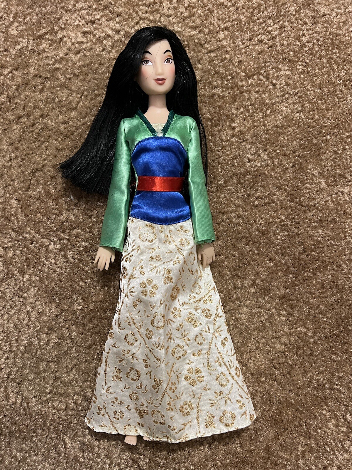 Disney Mulan Classic Doll – 11 ½ Inches• No Shoes • Flaw In Dress