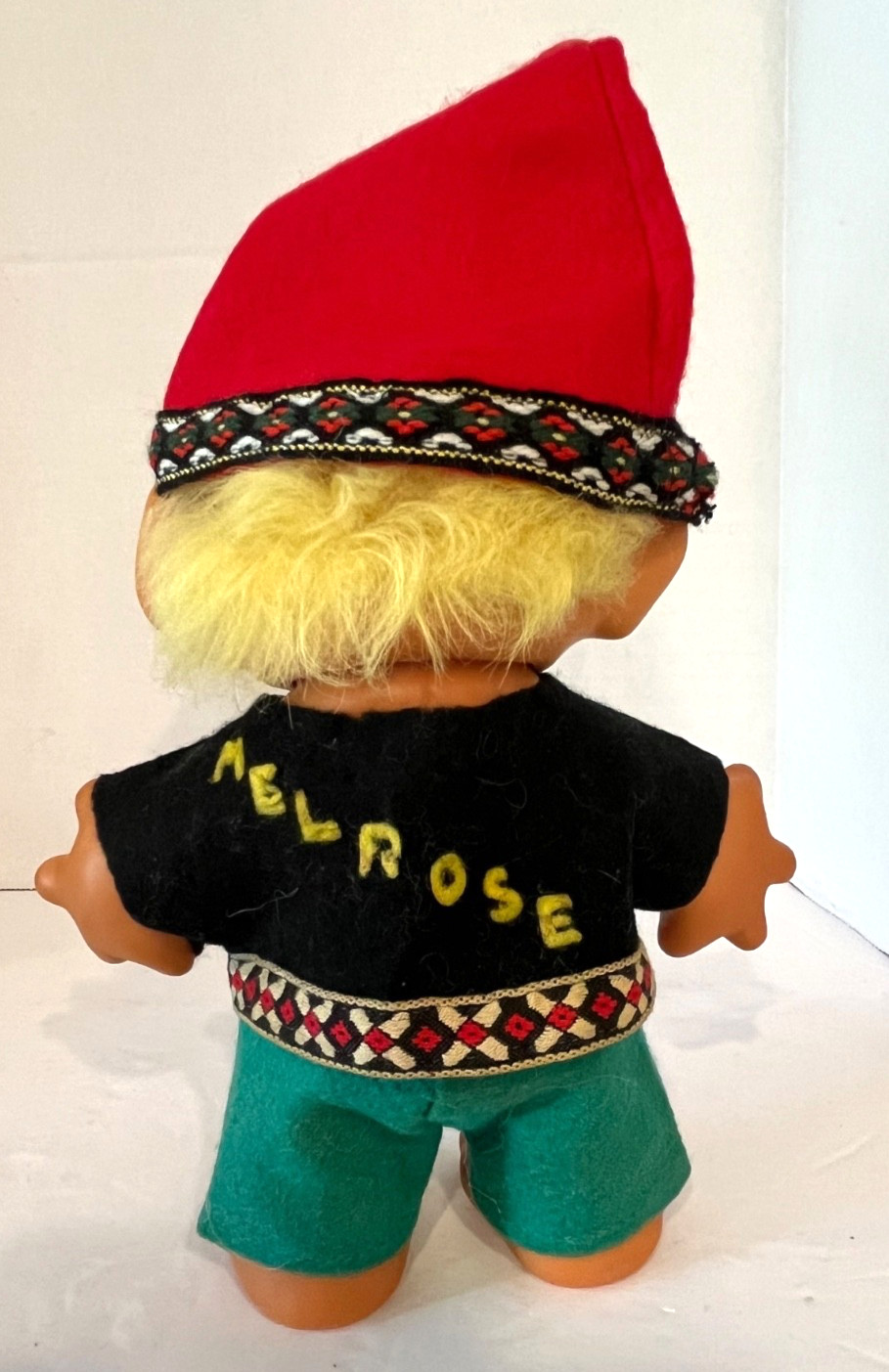 Dam Troll DANISH BOY Ethnic Costume Scandia House 7 1/2″ Non Bank 60’s MELROSE