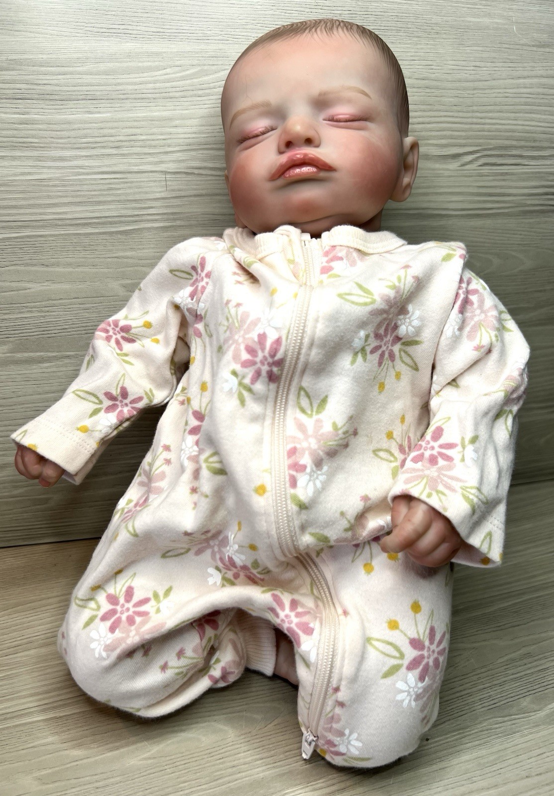 15” Baby Doll Lifelike Silicone Vinyl Newborn Size Girl Boy Sleeping Weight Feel