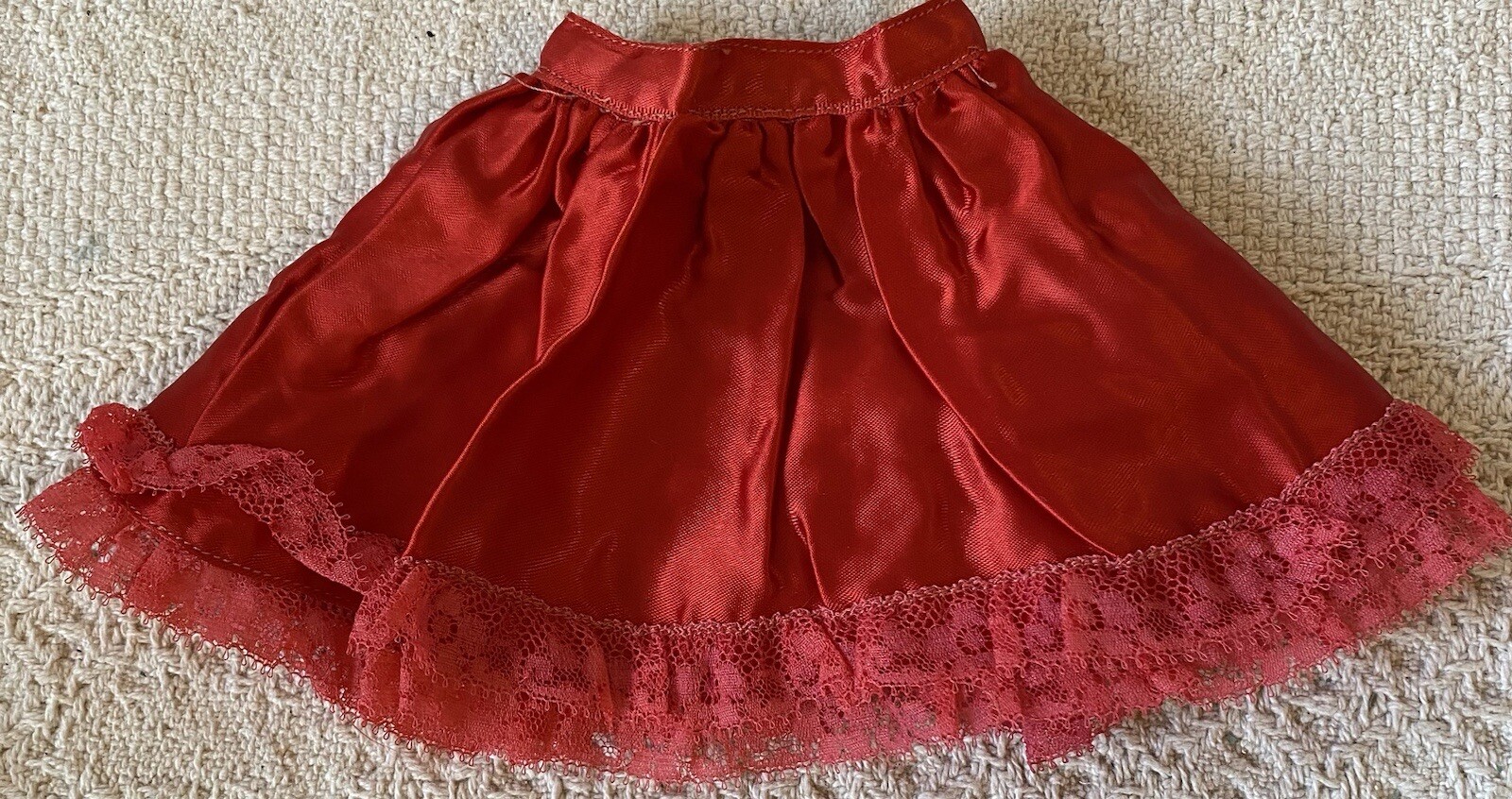 Vintage Skirt For Vintage Hard Plastic Or Composition Doll